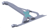 Load image into Gallery viewer, Can-Am Maverick R Lower Control Arm Gusset Kit